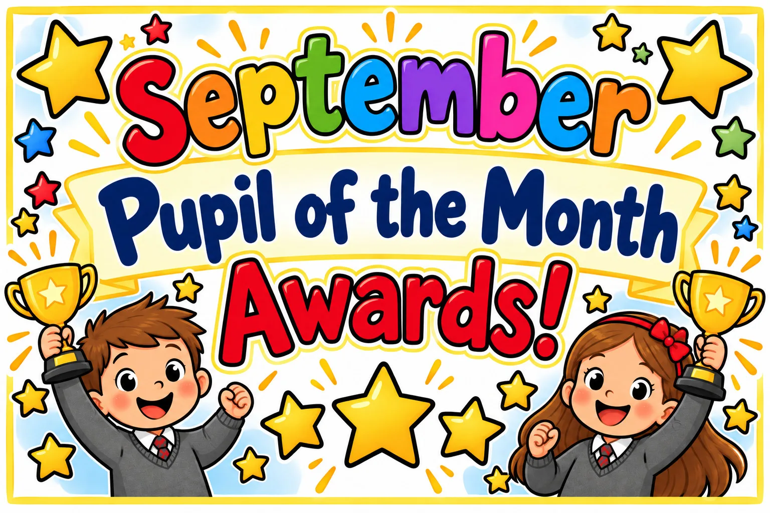 September Pupil of the Month Awards!